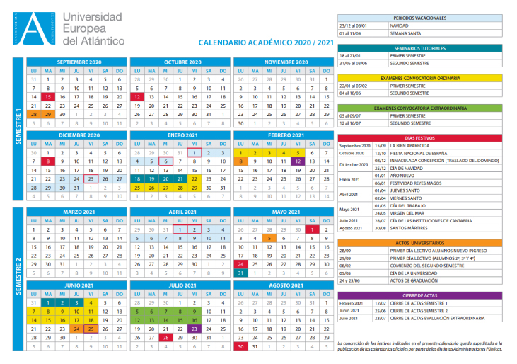 Calendario Academico Y Examenes calendario examenes uned 2021 2021