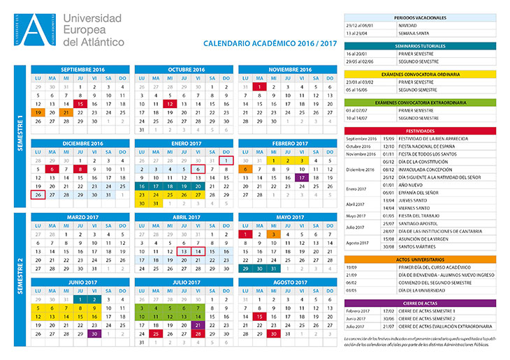 Calendario Académico